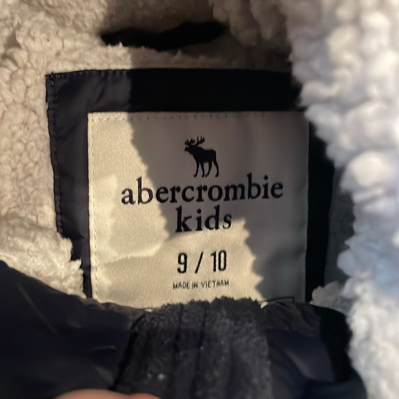 Navy blue Abercrombie Boys Puffer jacket - Picture 6 of 7